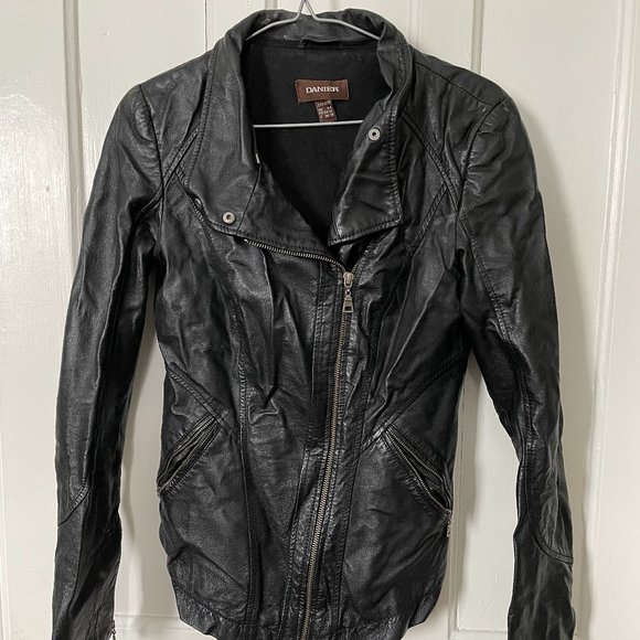 Danier - Leather Moto Jacket - Picture 1 of 3